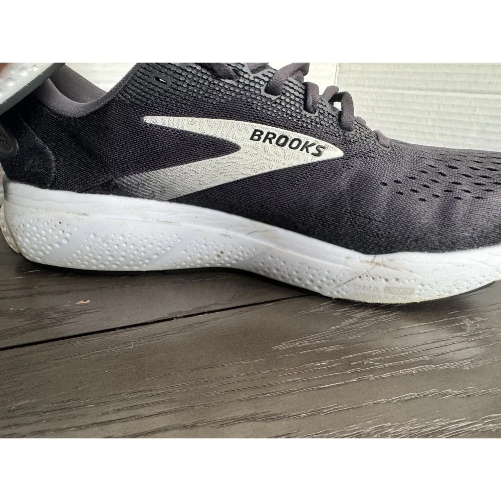 Brooks Ghost 16‎ Men's Size 14 (Medium) D Running Shoes Black, Grey & White